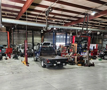 Ford commercial service center workshop